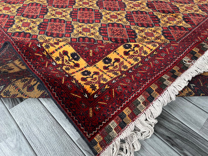 Afghan handmade Wool Rug, Hand Woven classic Rug, Traditional classic Area Rug