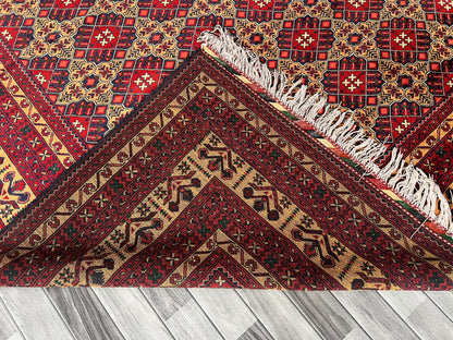 Afghan handmade Wool Rug, Hand Woven classic Rug, Traditional classic Area Rug,