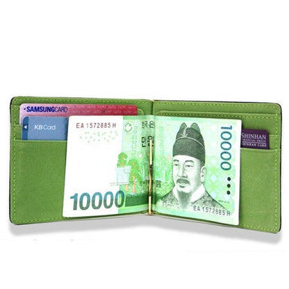 Ather Money Clips Sollid Cartera delgada para hombres Monederos 4 colores