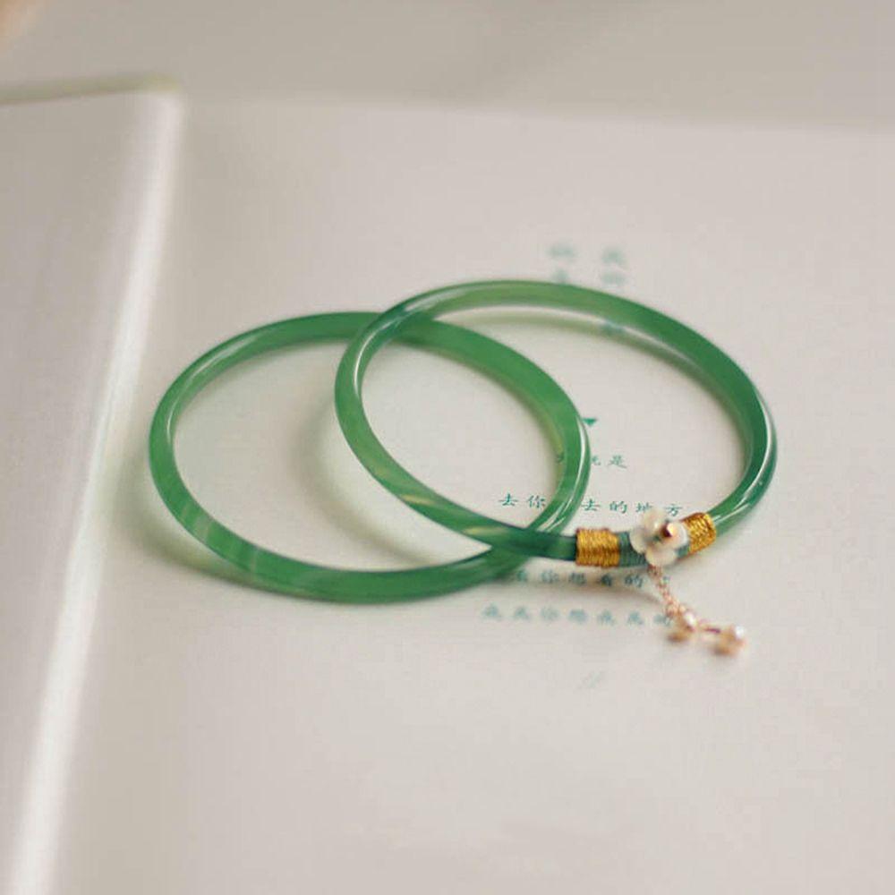 Women's Bracelet Charm Antique Hetian Jade Wedding Jewelry