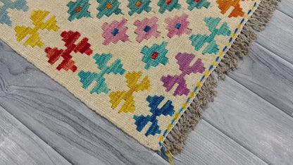 Afghan handmade Chobi Kilim Rug, 100% Wool’s Rug Kilim, Hand  Knotted Wool Kilim.